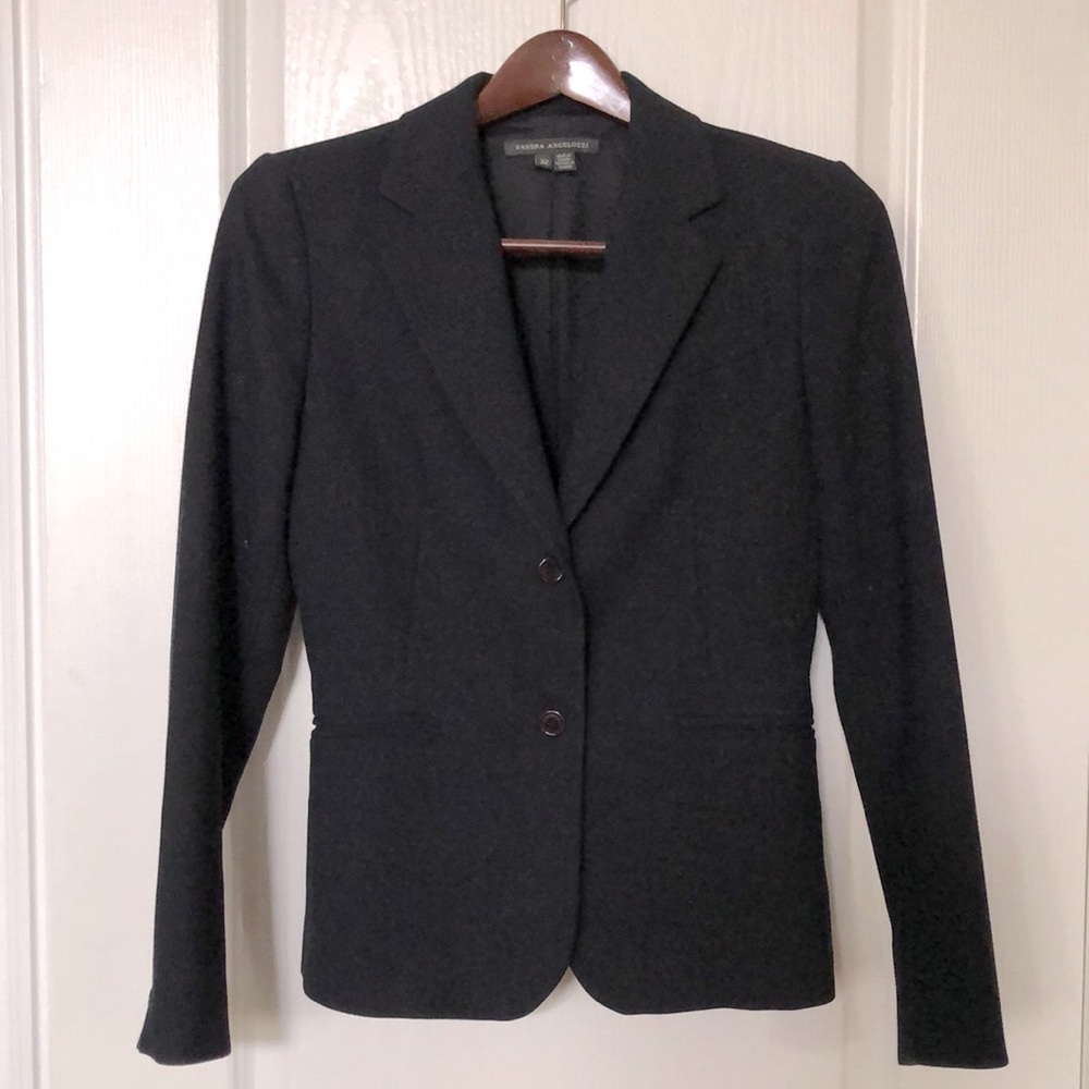 Sandra Angelozzi Black Suit Jacket